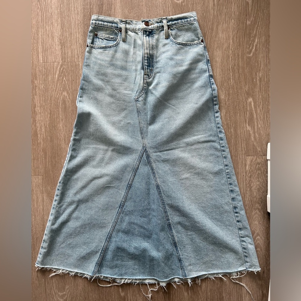 FRAME The Dorothy Denim A-Line Skirt